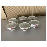 6 TEACUPS