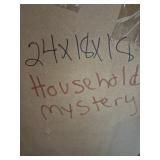 MYSTERY HOUSEHOLD ITEMS  BOX