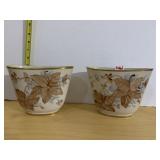 ROCHELLE FINE CHINA PLANTERS 5" H X 7"W