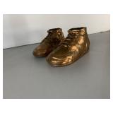 BRASS SHOES MARKED 8400 ON BOTTOM