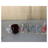 SHOT GLASSES, TOOTHPICK HOLDER