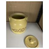 STONEWARE COOKIE JAR