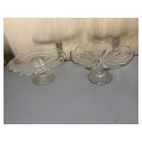 PEDESTAL CAKE PLATE, FRUIT BOWL