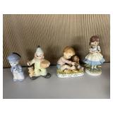 FIGURINES GIRL, CLOWN, BOY JAPAN