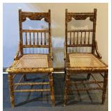 CANED SEAT 100 YR OLD CHAIRS