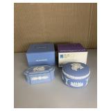 WEDGWOOD TRINKET BOXES, TIMES 2