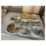 SAUCERS, DESSERT PLATES, LUSTER WARE, JAPAN