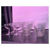 FOSTORIA WINE GLASSES, FRUIT CUPS