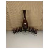 AMETHYST GENIE BOTTLE MCM 6 CORDIAL OR SHOT