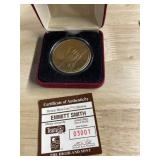 EMMITT SMITH BRONZE MINT COIN THE HIGHLAND MINT