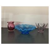 GERMAN VASE, UNMARKED PITCHER, ENSCO PITCHER WITH