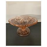 CARNIVAL GLASS RUFFLE DESIGN, ACORN PATTERN 7.5"