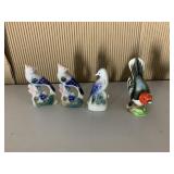 BIRD FIGURINES UNMARKED