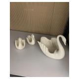 LENOX SWANS LARGEST 7" H