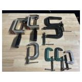 C CLAMPS 2 1/2", 4", 2"