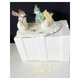 FRIENDLY FACE-OFF LENOX SNOWMEN NEW IN BOX