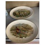 PLATTERS 13 X 10 MARKED S GOLD TRIM