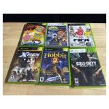 X-BOX GAMES CALL OF DUTY, THE HOBBIT, ETC.