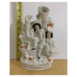 STAFFORDSHIRE SPILL VASE 9.5" H