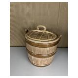 BASKET COOKIE JAR