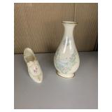 LENOX BUDVASE, SHOE