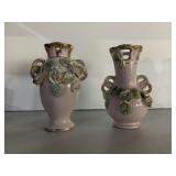 BUD VASES ROYAL JAPAN, 1 FLOWER DAMAGED