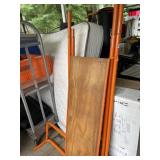 METAL AND WOOD SCAFFOLDING