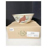 LENOX WINTER GREETING SCENIC SERVING BOWL NIB