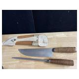 TRAMONTINA KNIFE & SHARPENER BRAZIL, WITH SHEATH