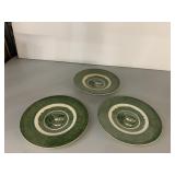 COLONIAL HOMESTEAD SAUCERS BY ROYAL