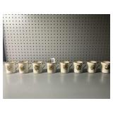 ZODIAC CUPS (NEEDS CLEANED FROM FIRE)