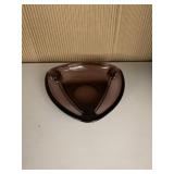 AMETHYST ASHTRAY TRIANGLE SHAPED