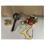 METAL DECORATIVE SPOON, UMBRELLA TOOTHPICKS, ETC.