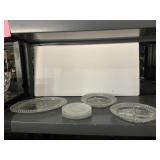 FOSTORIA FOOTED BOWLS, PEDESTAL BOWL