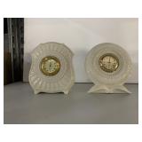 2 LENOX CLOCKS 4.5" H