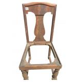 MAHOGANY ANTIQUE CHAIR READY TO PUT A SEAT ON
