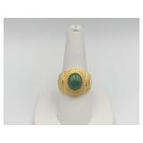 RARE JADEITE CENTER STONE - MARKED 9999 SZ. 9 -