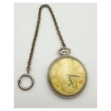 14K GOLD FILLED HAMILTON POCKET WATCH W/ SECOND