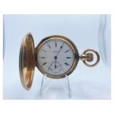 14K GOLD E. HOWARD & COMPANY BOSTON POCKET WATCH
