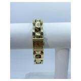 14K WRISTWATCH JULES GURZENBEN (WOUND TIGHT)