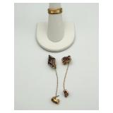 10K GOLD FRATERNITY PINS 2.5 GRAMS; RING BRUSH