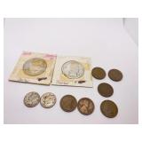 1907-O BARBER HALF AND 1908-0 BARBER HALF DOLLAR,