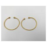 10K GOLD -BABY BANGLES 1.75 D 5.1GRAMS