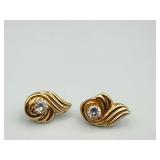14K INTERCHANGEABLE STUD EARRINGS WITH 14 KARAT