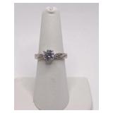 STERLING SETTING RING - SZ. 7