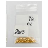 1/2 OZ SHOT 9999 GOLD
