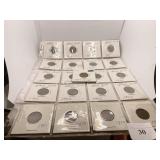 21 PENNIES INCLUDING: 1909 VDB AND STEEL PENNIES