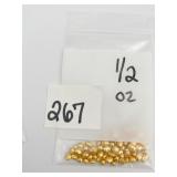 1/2 OZ SHOT 9999 GOLD