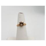 14K GOLD RING SETTING SZ. 4.5 - 2.76 GRAMS