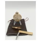 GRUEN VERI-TRIM PERCUSSION WATCH W/ SECOND HAND